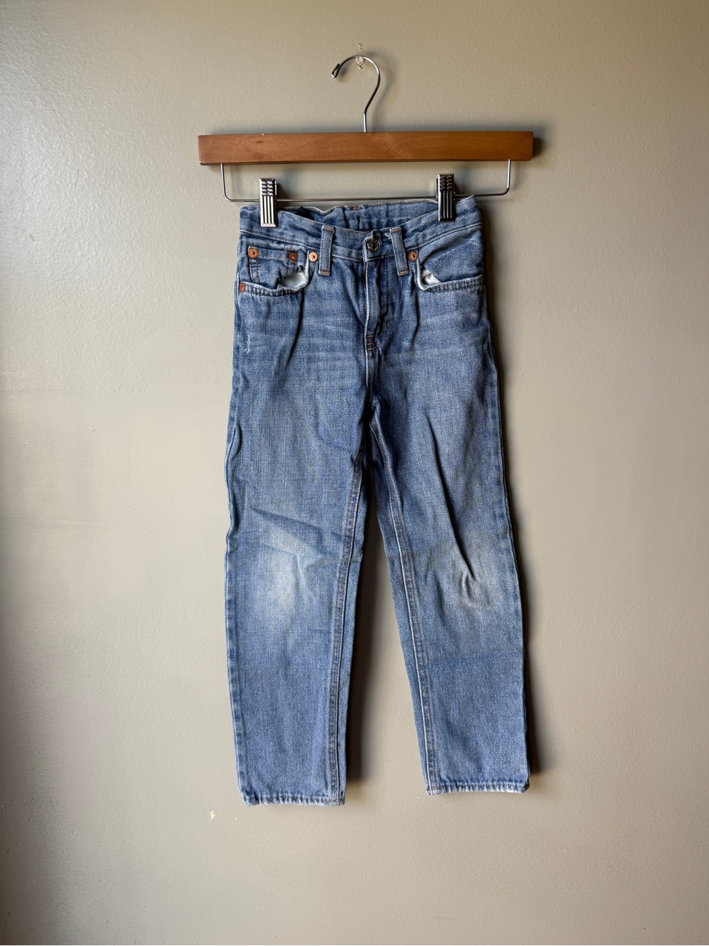 Polo Ralph Lauren Boys Classic Blue Straight Leg Jeans Size 8
